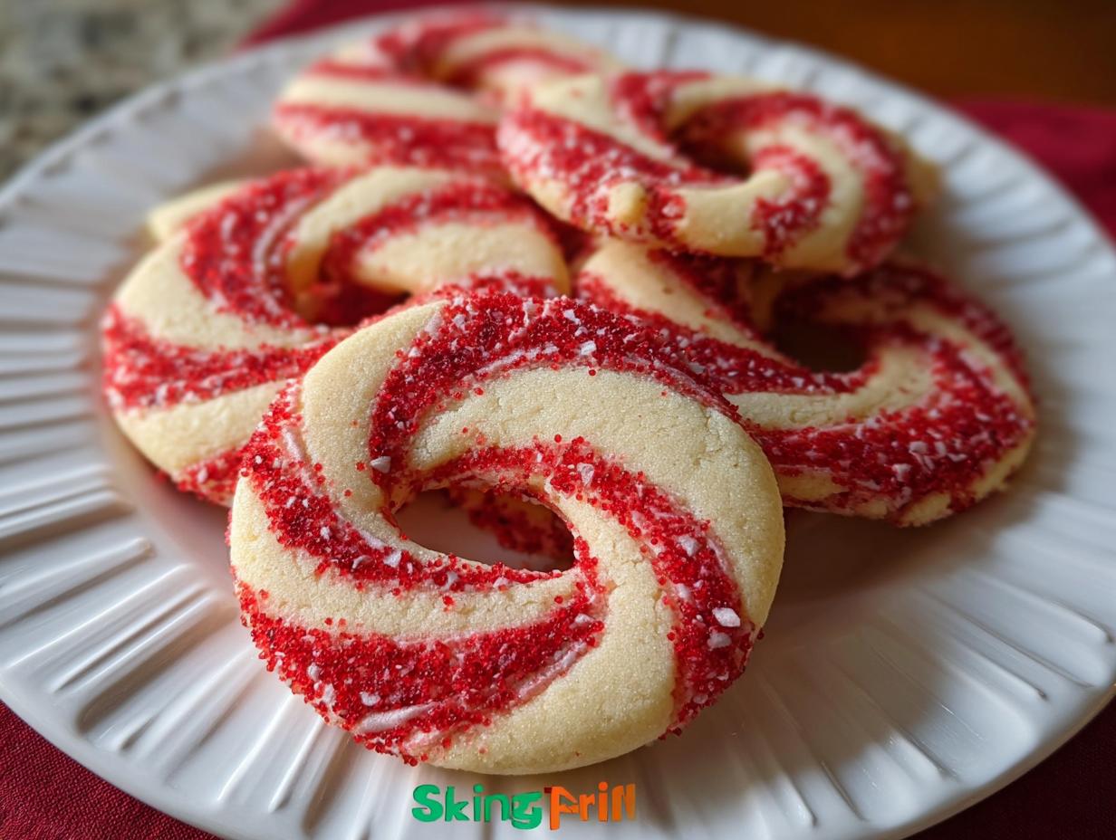 Candy Cane Cookies