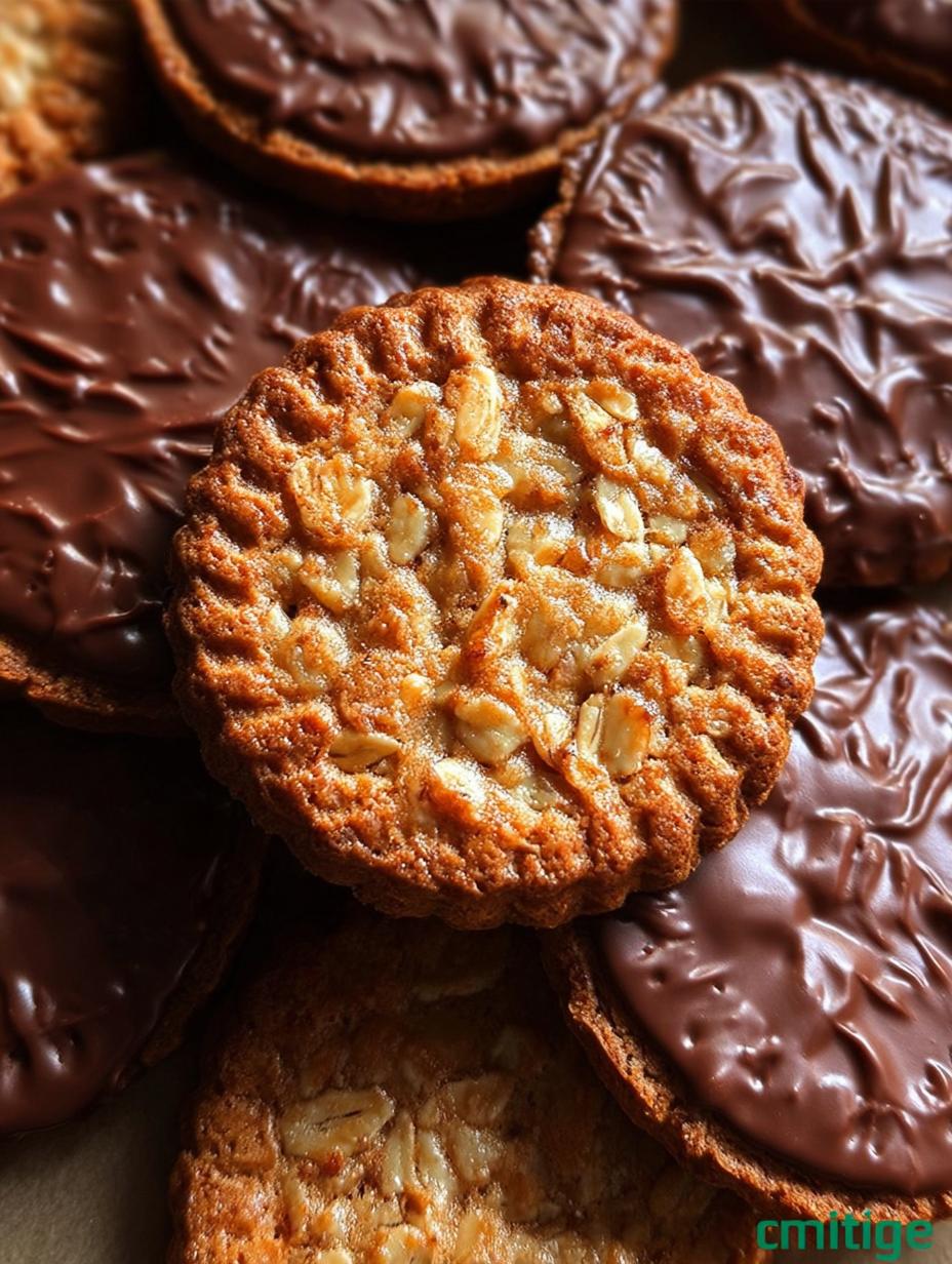 Amazing Chocolate Hobnobs: 1 Simple Trick for Perfection - Chocolate Hobnobs - additional detail