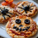 Halloween Mini Pizzas