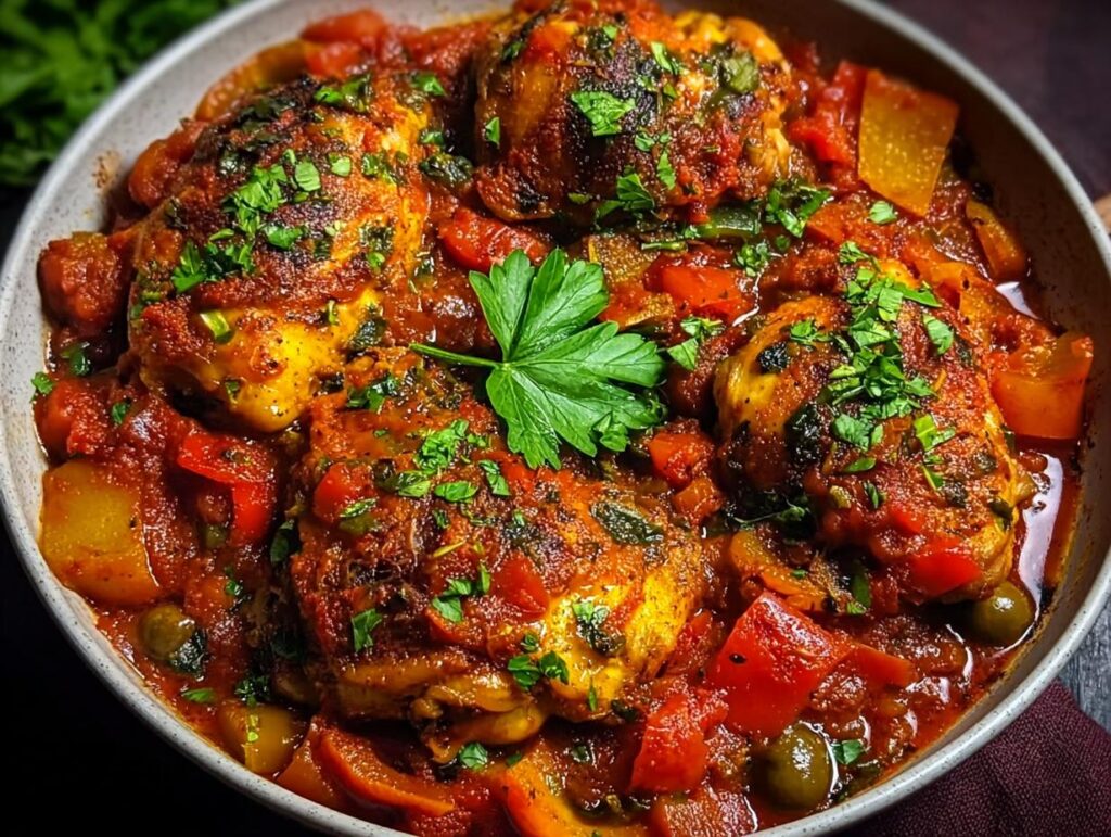 Italian Rustic Chicken Cacciatore