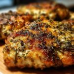 Juicy Herb Crusted Baked