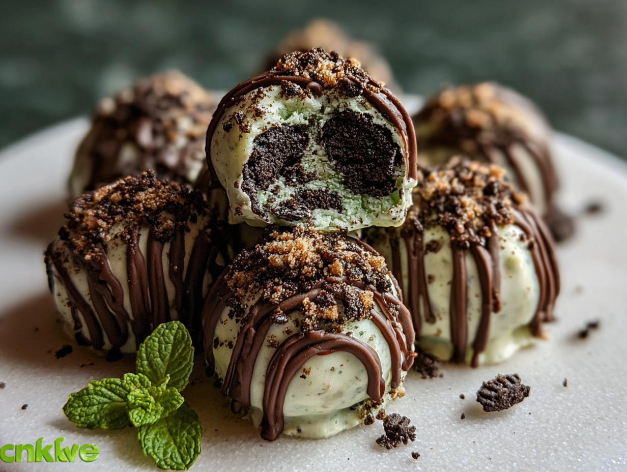 Amazing Mint Oreo Truffles Recipe - Mint Oreo Truffles - main visual representation