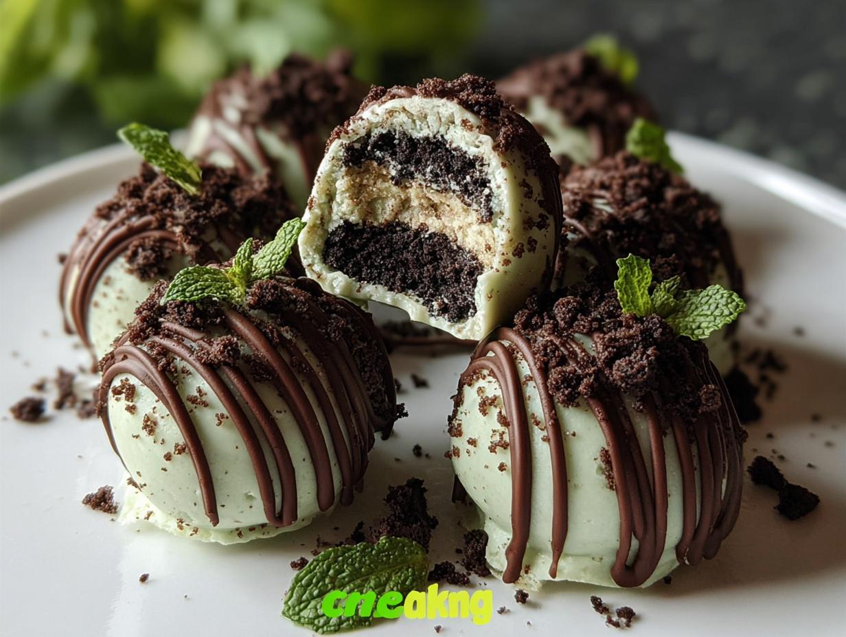 Mint Oreo Truffles