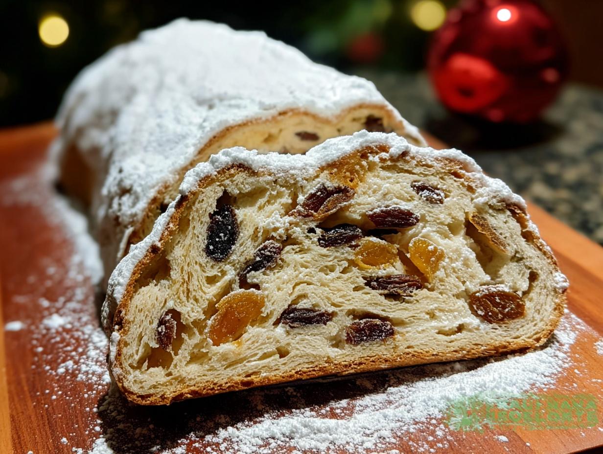 Moist German Christmas Stollen