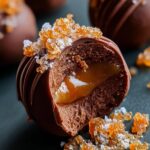 Salted Caramel Fudge Truffles