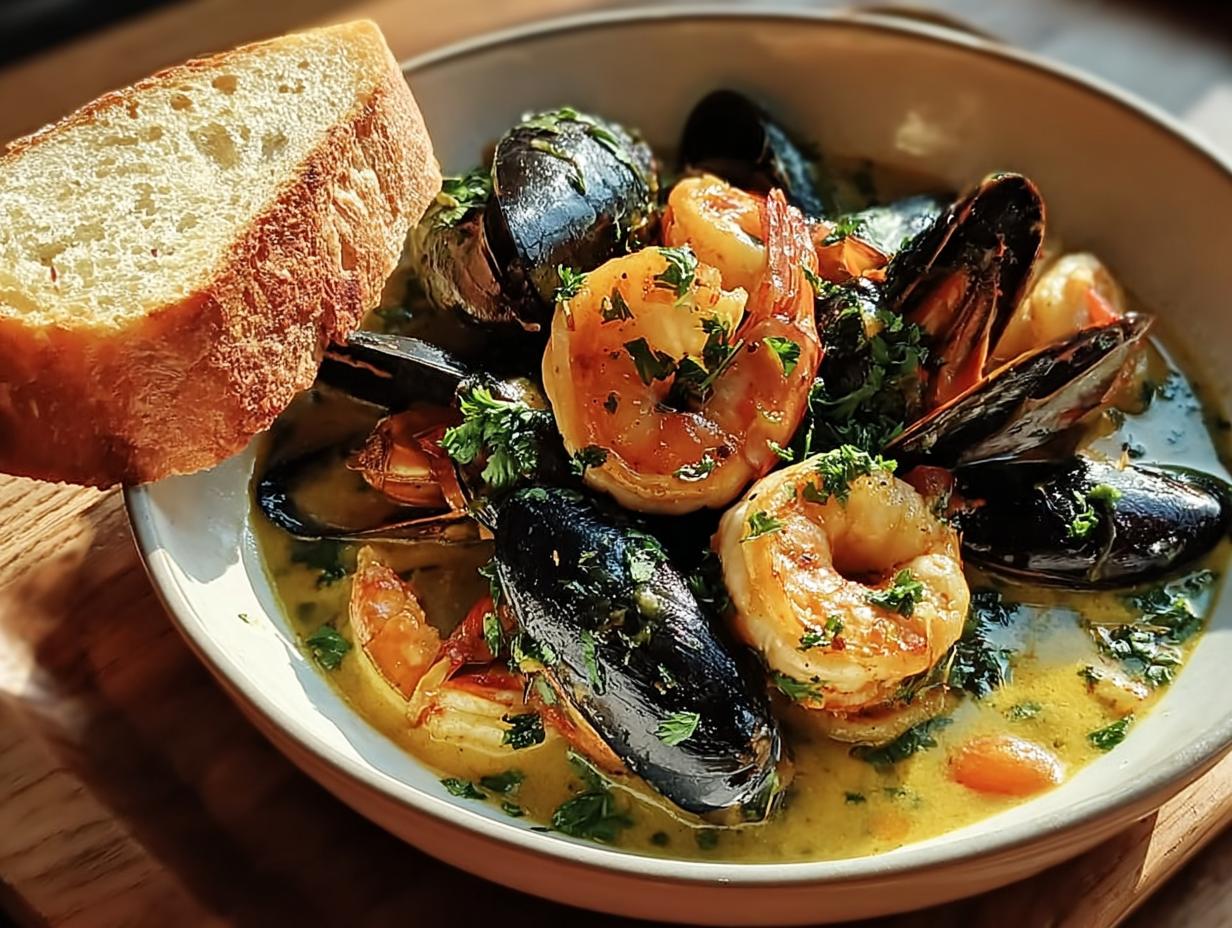 Shrimp Mussels Creamy Garlic: Fast & Luscious Recipe - Shrimp Mussels Creamy Garlic - additional detail
