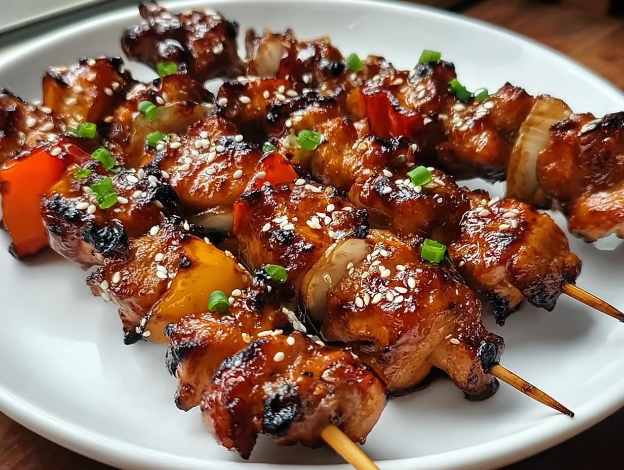 Amazing Teriyaki Chicken Skewers in 30 mins - Teriyaki Chicken Skewers - additional detail