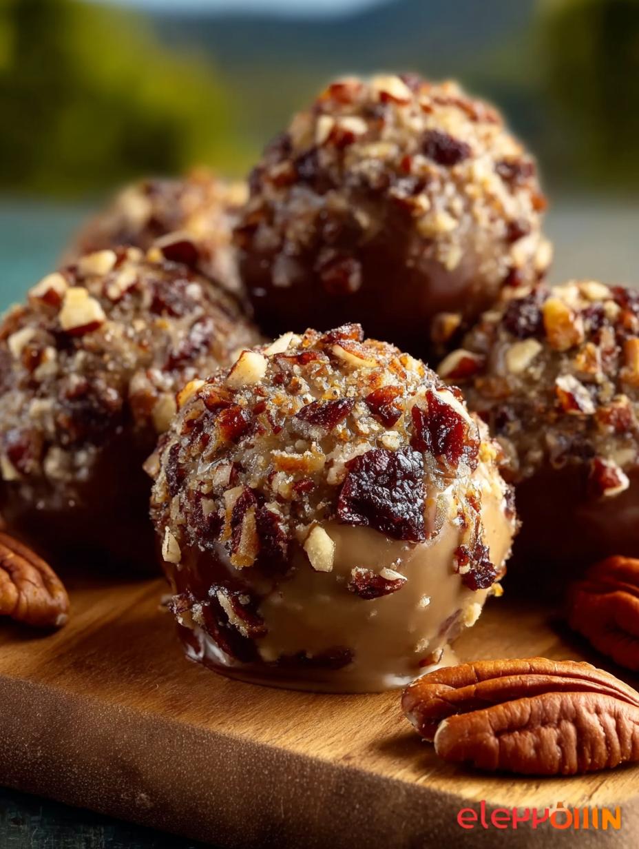 Bake Pecan Pie Balls