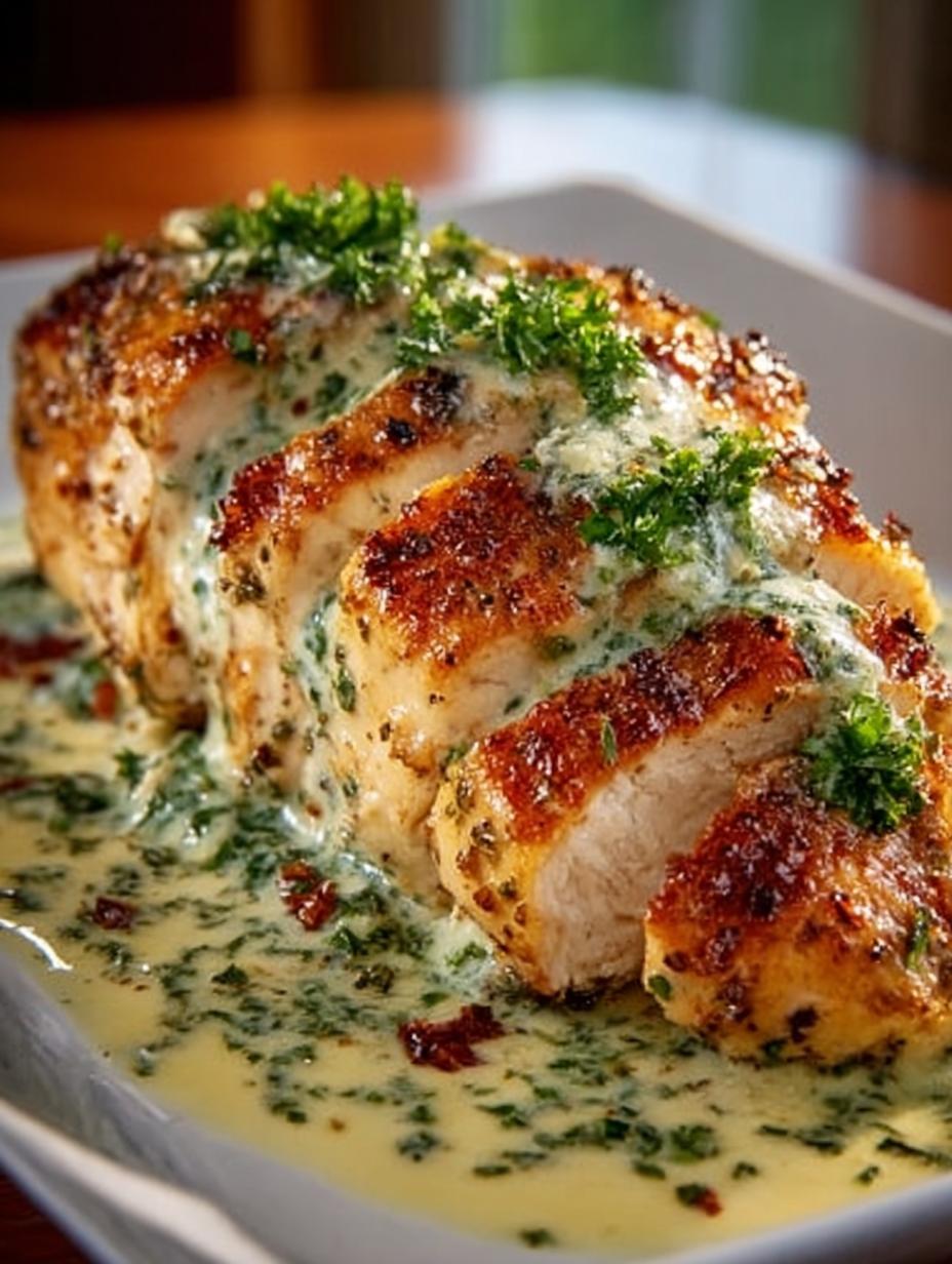 Baked Caesar Chicken with