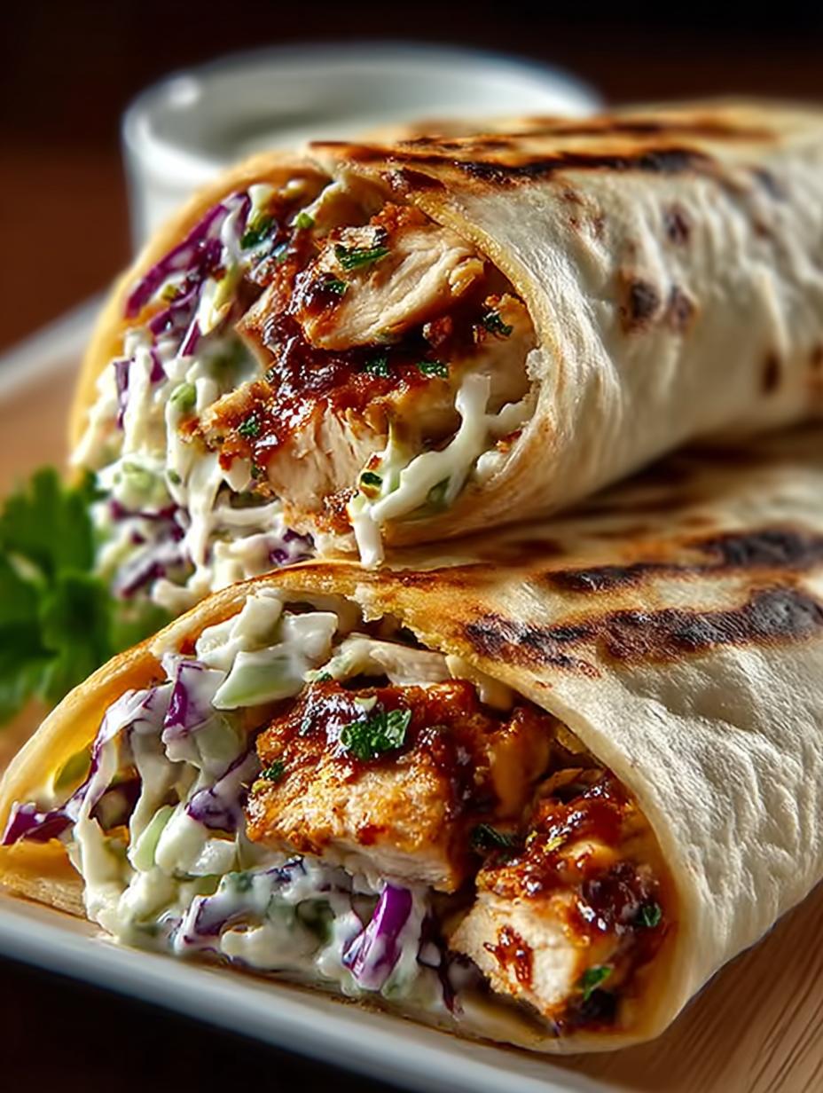 BBQ Chicken Coleslaw Wraps: 7 Reasons to Love This Dish - Bbq Chicken Coleslaw Wraps - additional detail