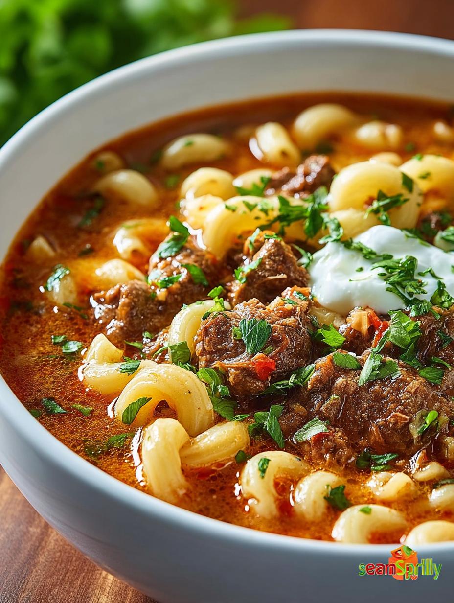 Beef Macaroni Soup: 6 Hearty Secrets for Comforting Flavor - Beef Macaroni Soup - main visual representation