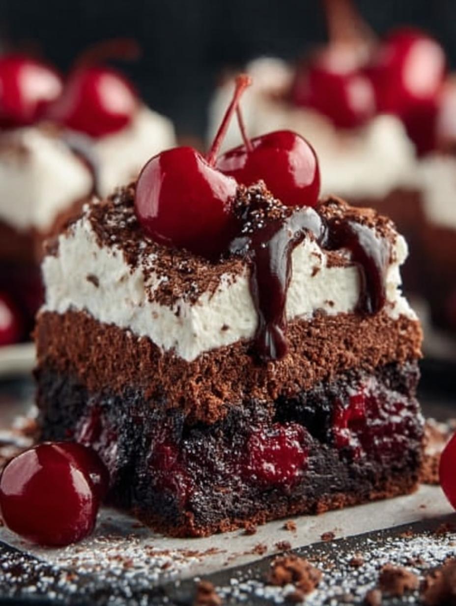 Black Forest Brownies Incredible Delight in Every Bite - Black Forest Brownies Incredible - additional detail