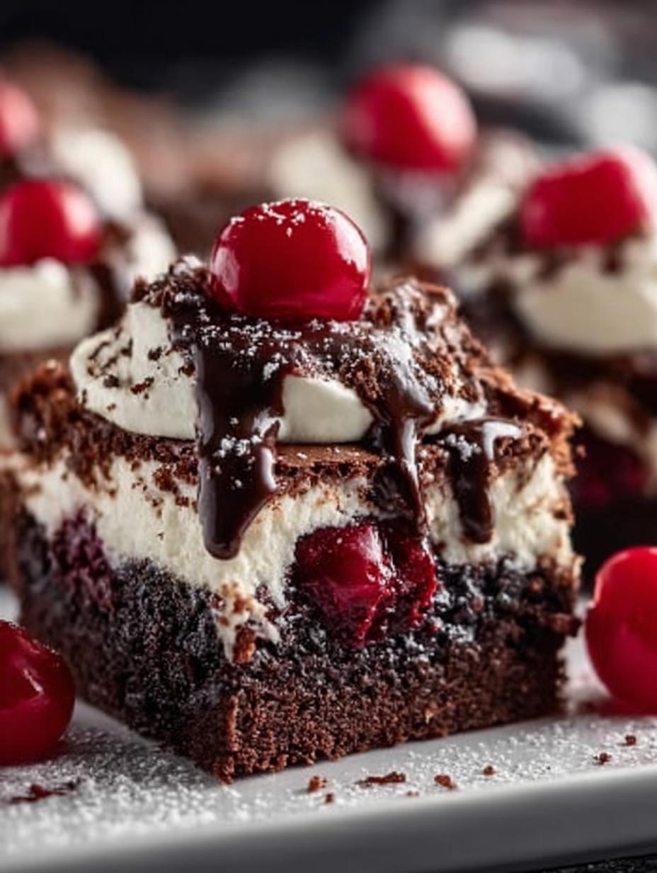 Black Forest Brownies Incredible