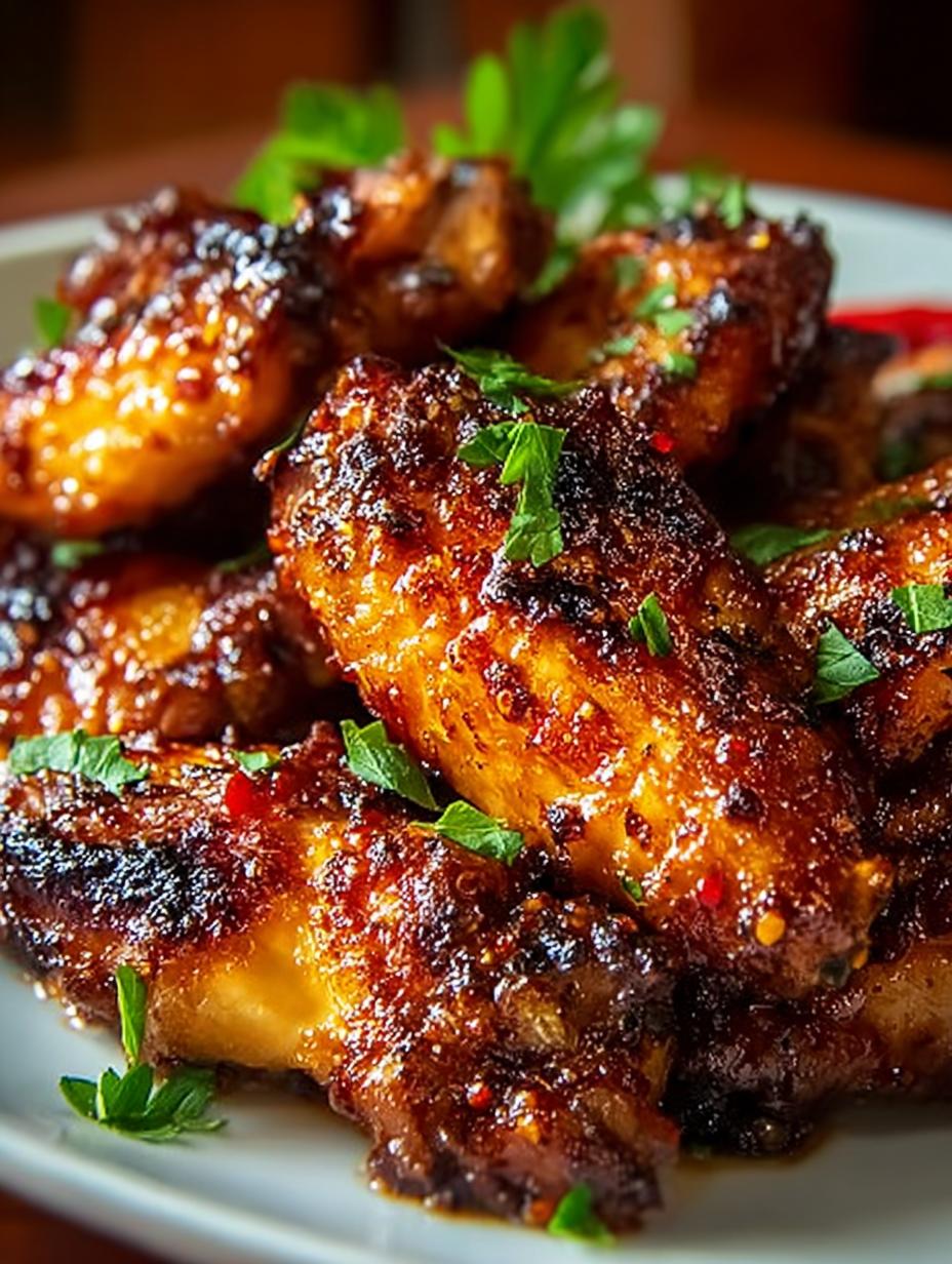 Cajun Garlic Chicken Wings