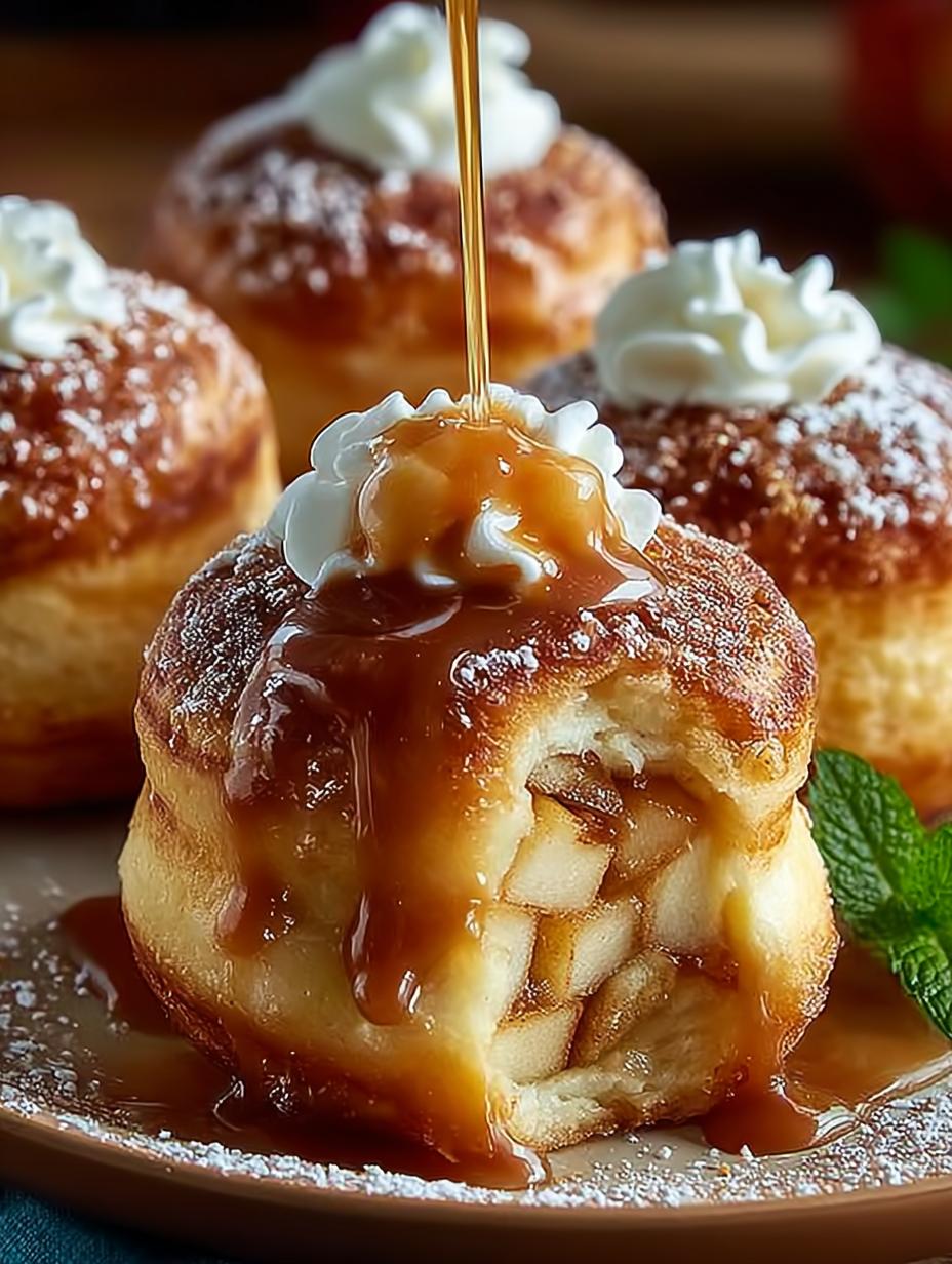Delicious Caramel Apple Pie Bombs You Must Try - Caramel Apple Pie Bombs - additional detail