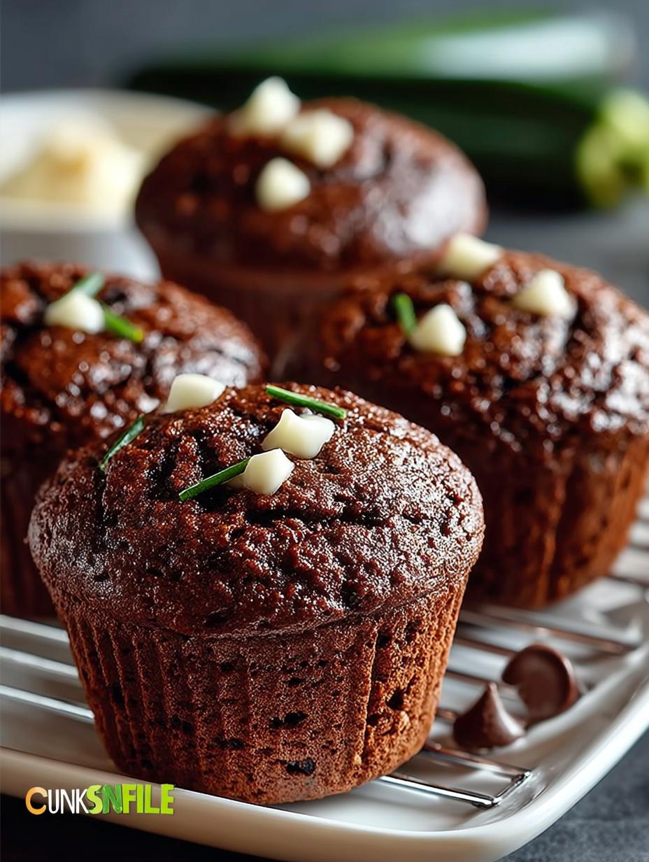 Chocolate Zucchini Muffins: 12 Ways to Indulge Guilt-Free - Chocolate Zucchini Muffins - additional detail