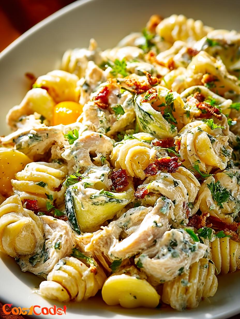 Creamy Chicken Pasta Salad: 5 Reasons You’ll Love It - Creamy Chicken Pasta Salad - main visual representation
