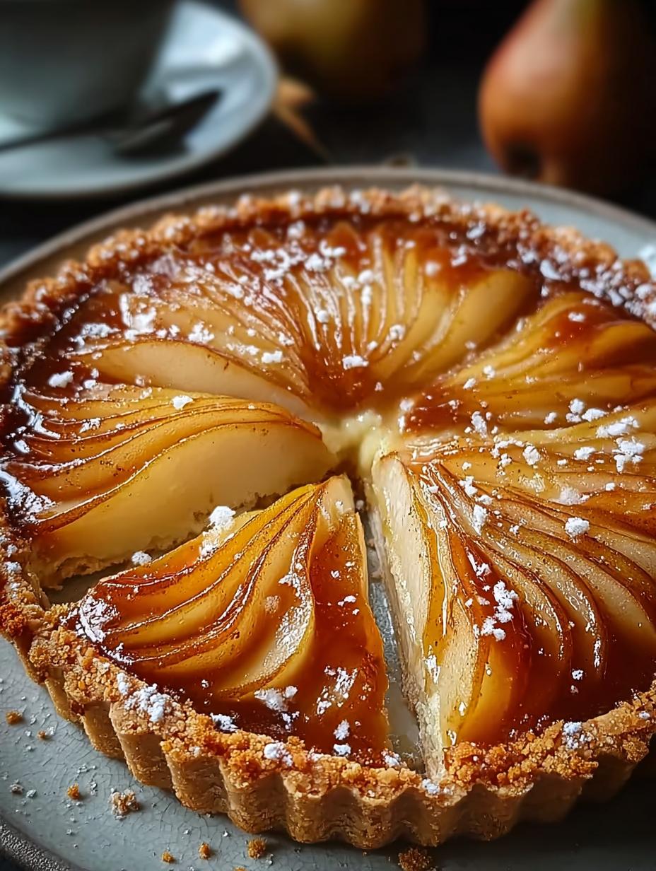Elegant Christmas Pear Tart: 7 Steps to Gourmet Delight - Elegant Christmas Pear Tart - additional detail