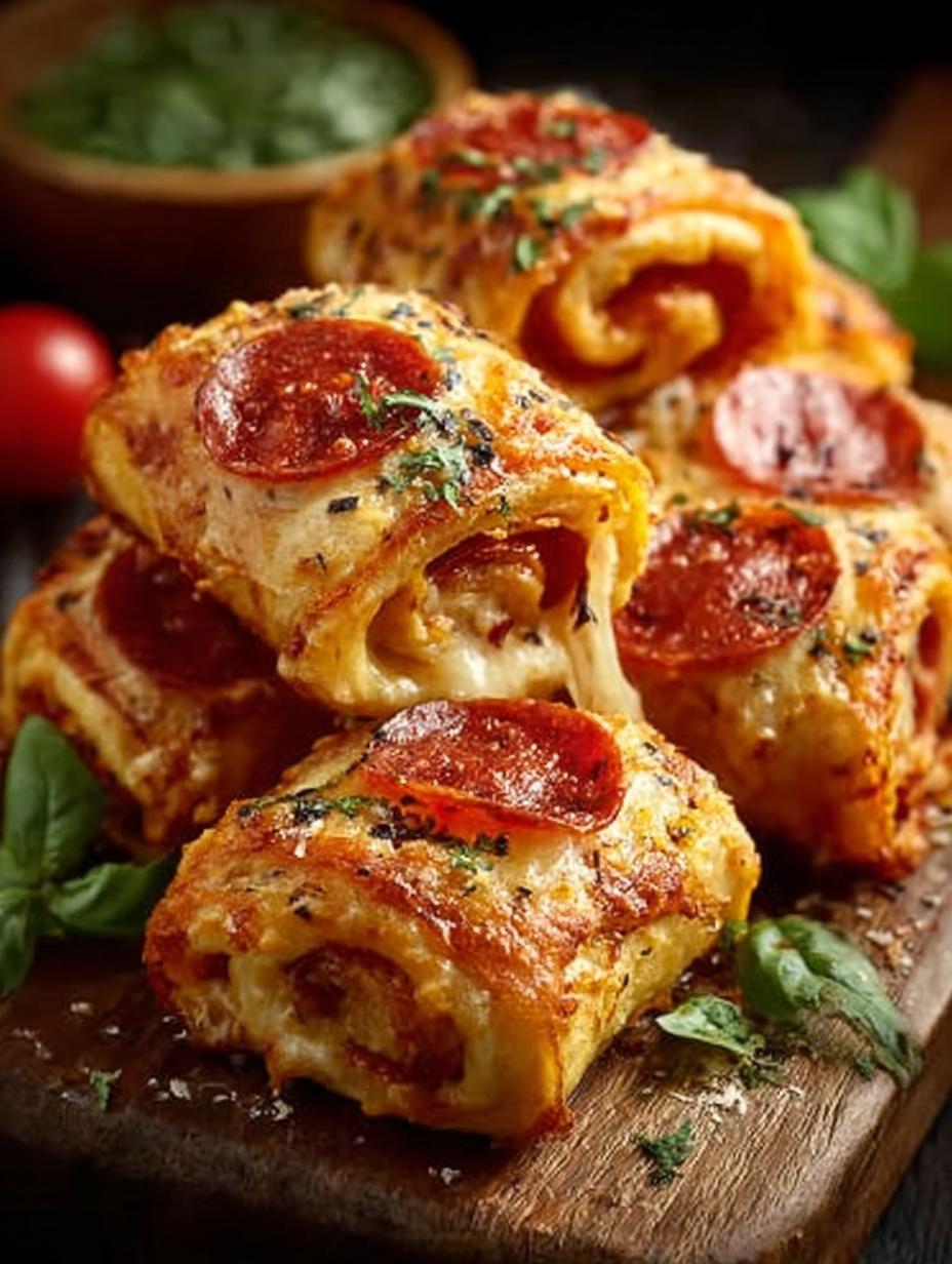 Flaky Pepperoni Pizza Rolls: 12 Irresistible Bites - Flaky Pepperoni Pizza Rolls - additional detail
