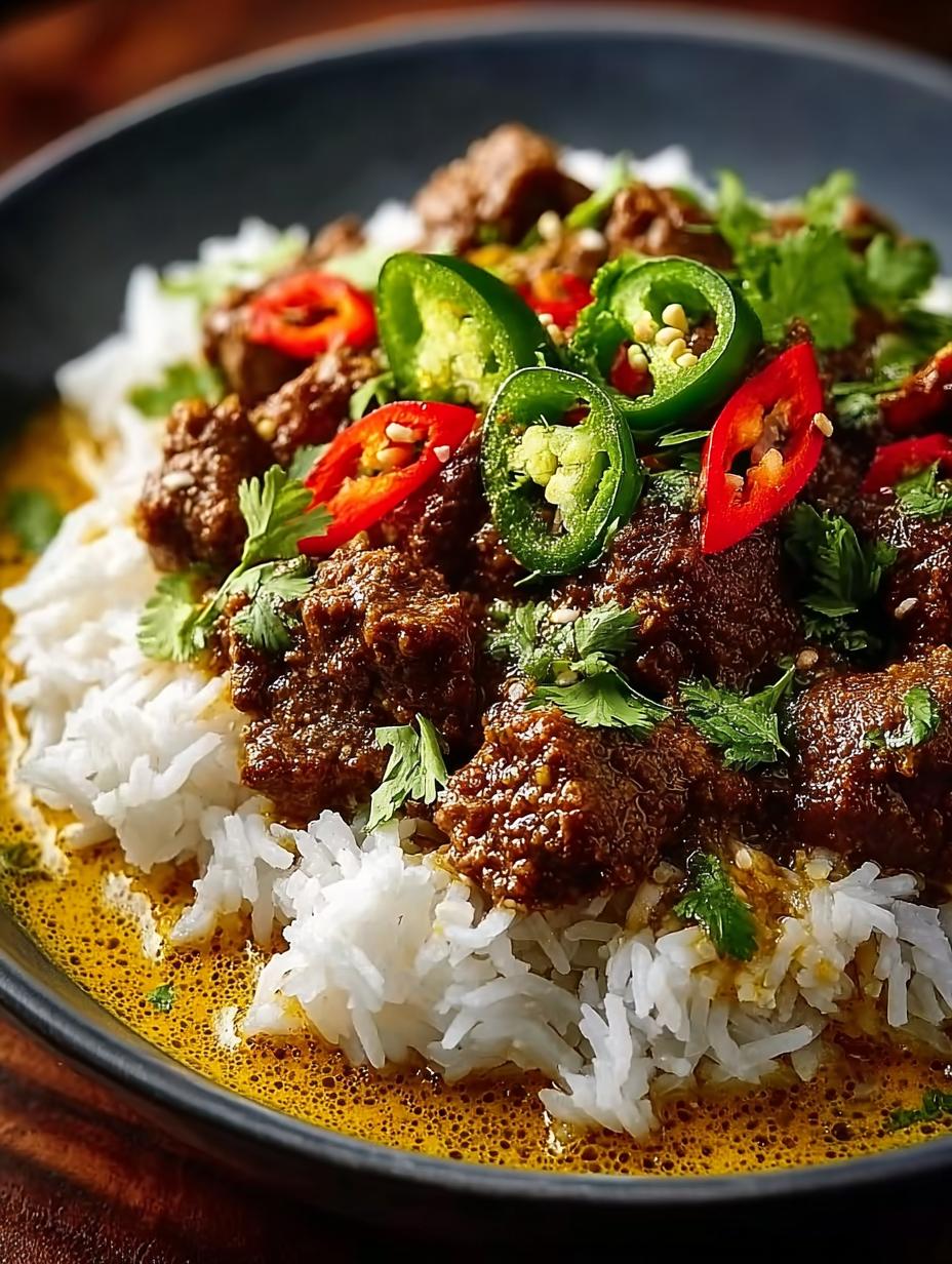 Flavorful Indian Curried Beef