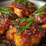 Garlic Miso Chicken Thighs