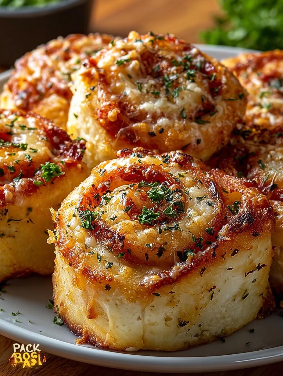Delicious Garlic Parmesan Pizza Rolls You Must Try - Garlic Parmesan Pizza Rolls - additional detail
