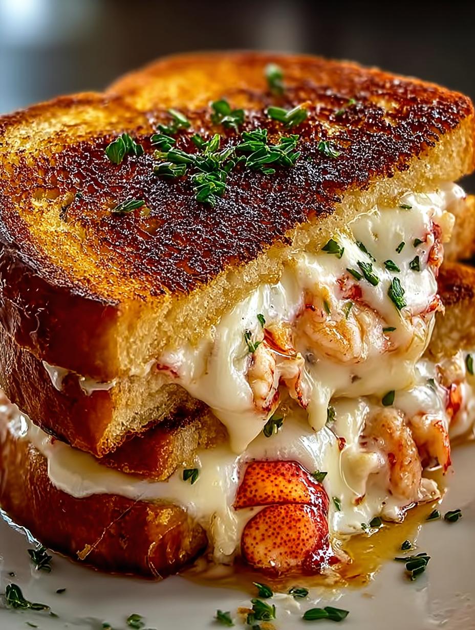 Gourmet Lobster Grilled Cheese
