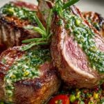 Lamb with Mint Pistachio