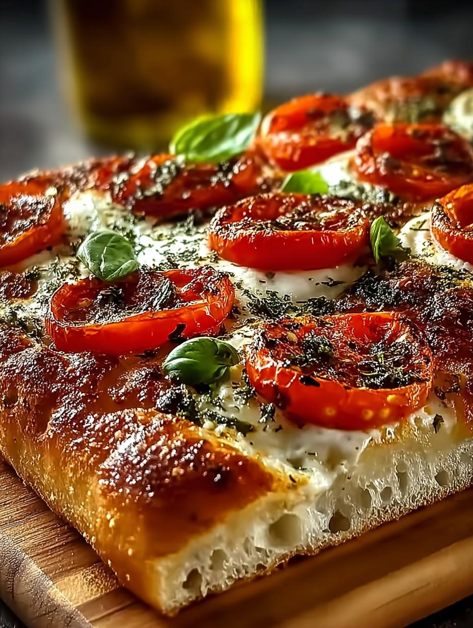 Margherita Focaccia Bread Incredible Recipe for Everyone - Margherita Focaccia Bread Incredible - main visual representation