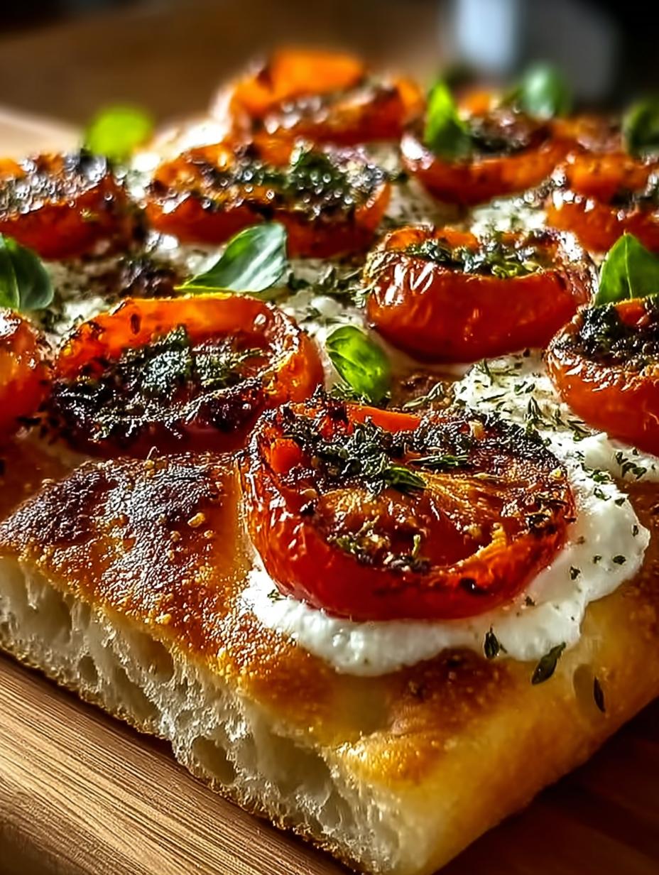 Margherita Focaccia Bread Incredible