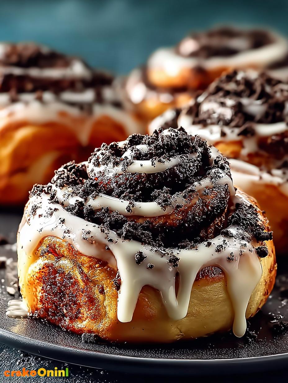 Oreo Stuffed Cinnamon Rolls: 10 Irresistible Delights - Oreo Stuffed Cinnamon Rolls - additional detail