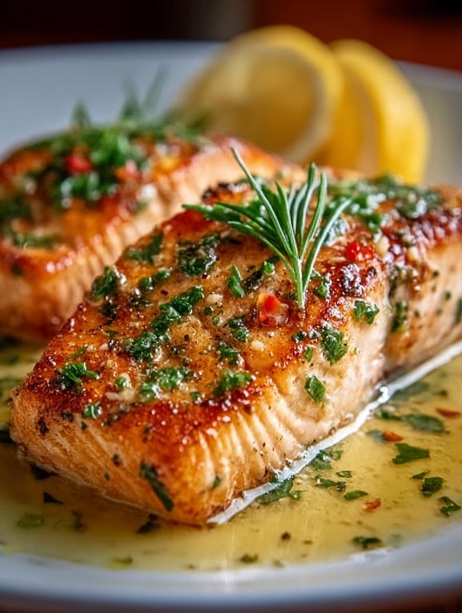 Salmon with Garlic Lemon: 10 Minute Flavorful Delight - Salmon with Garlic Lemon - additional detail