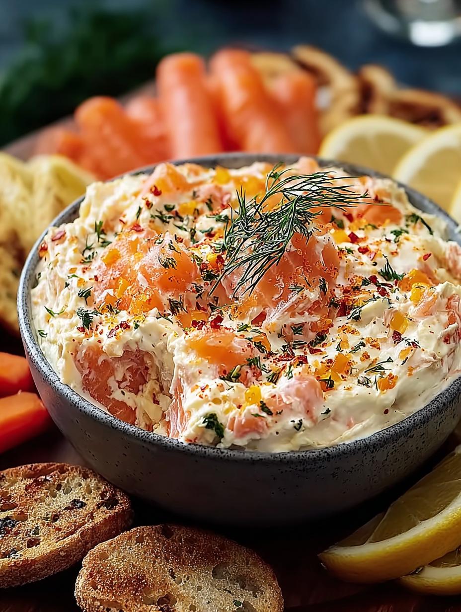 Smoked Salmon Dip with 5 Creamy Ingredients to Love - Smoked Salmon Dip with - additional detail