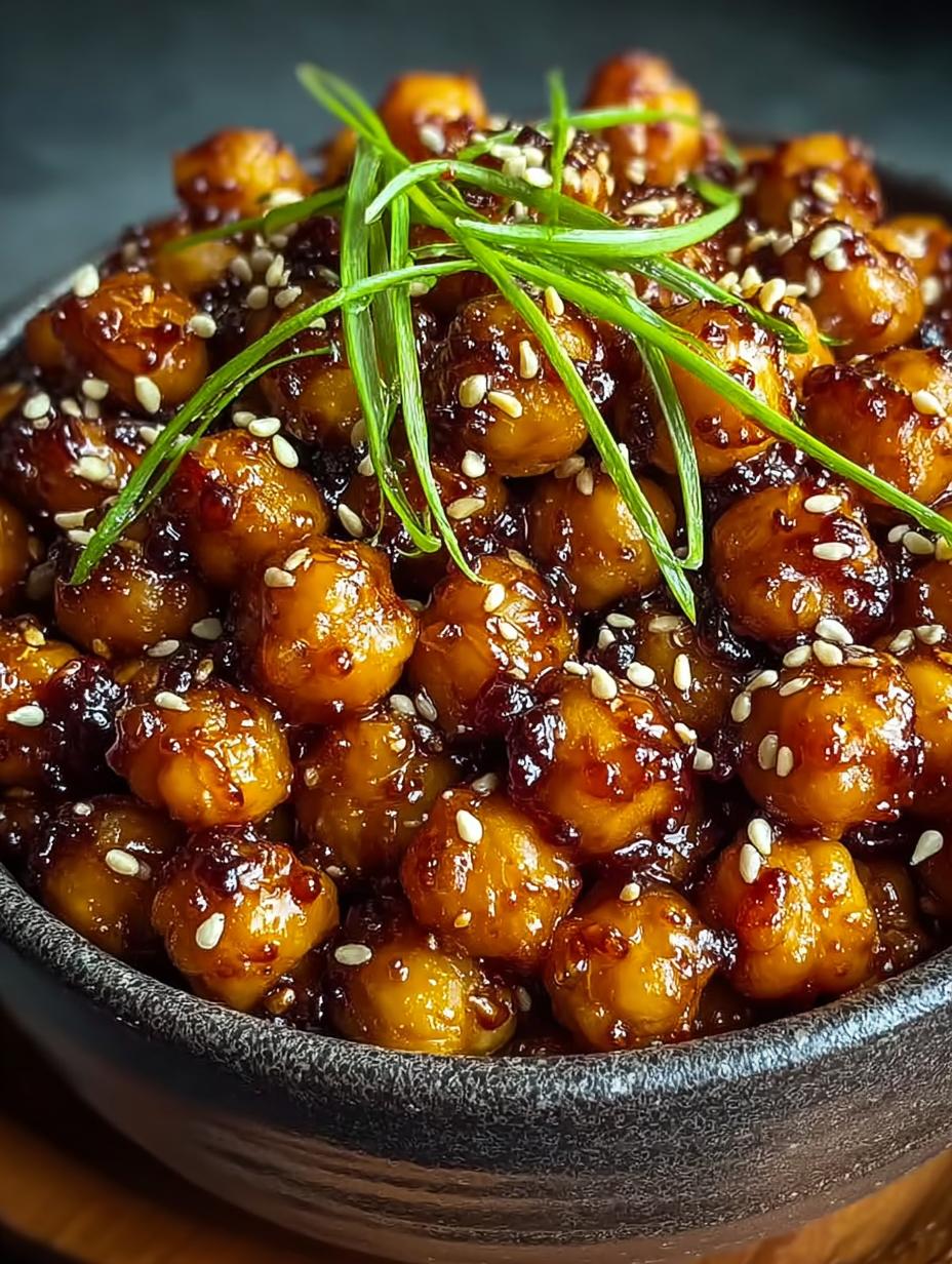 Vegan Sticky Sesame Chickpeas: 5 Irresistible Reasons to Try - Vegan Sticky Sesame Chickpeas - additional detail