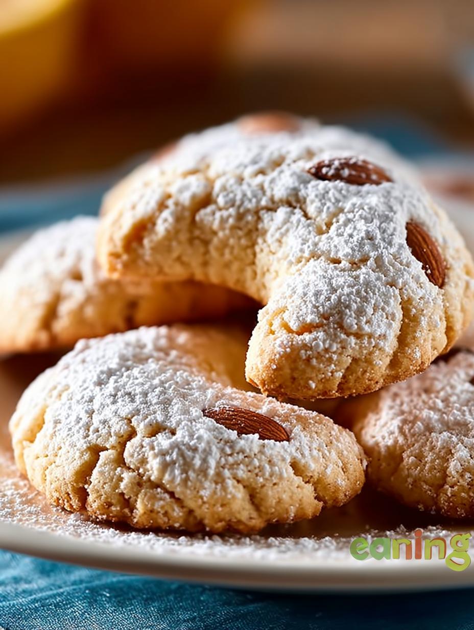 Almond Crescent Cookies