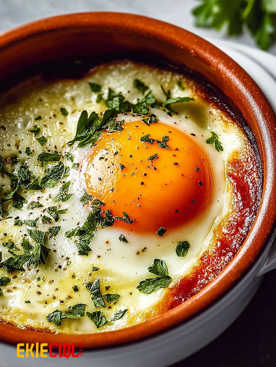 Easy Perfect Baked Eggs for a Healthy Breakfast - Baked Eggs - additional detail