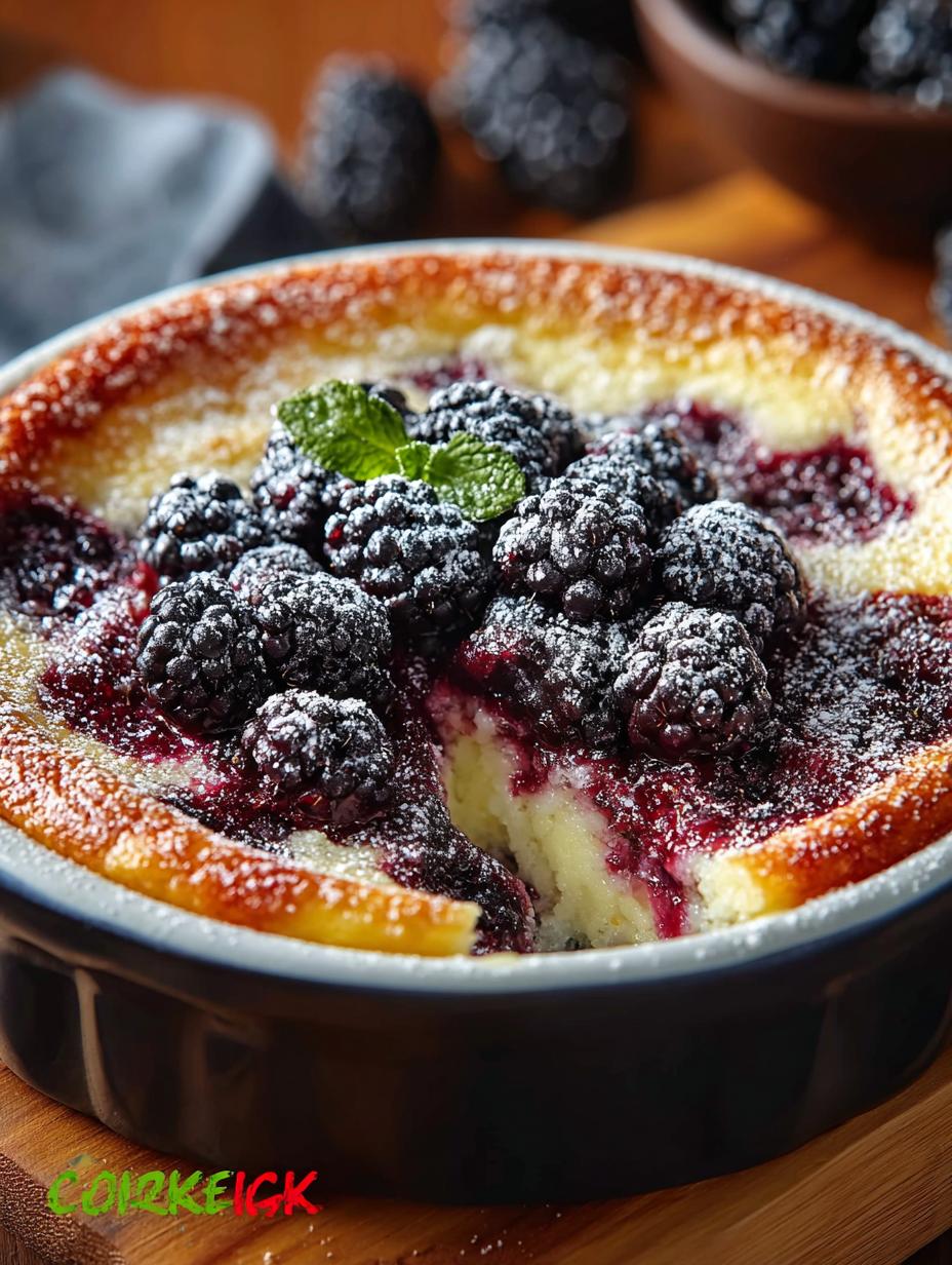 Easy Blackberry Clafoutis: 5 Reasons to Indulge - Blackberry Clafoutis - main visual representation