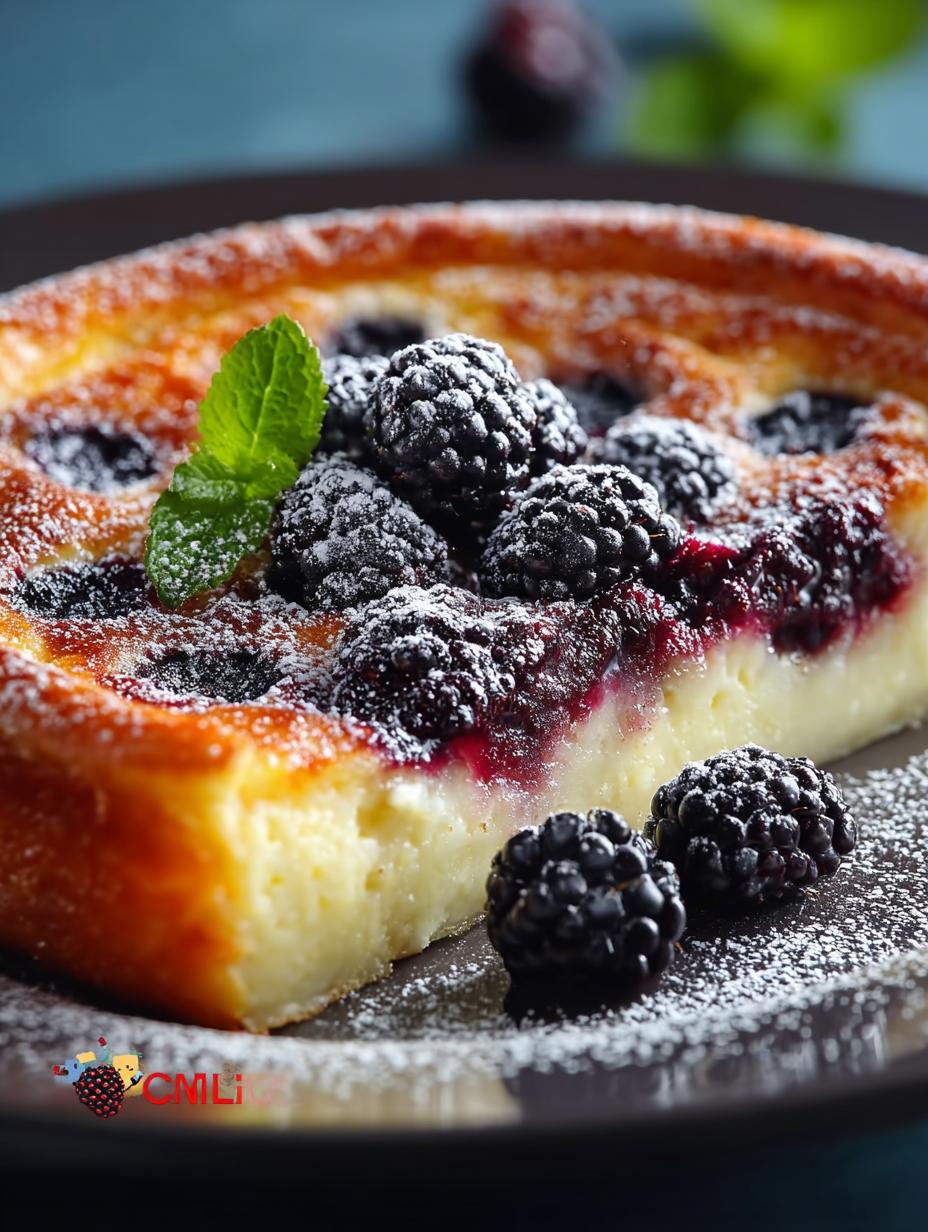 Easy Blackberry Clafoutis: 5 Reasons to Indulge - Blackberry Clafoutis - additional detail