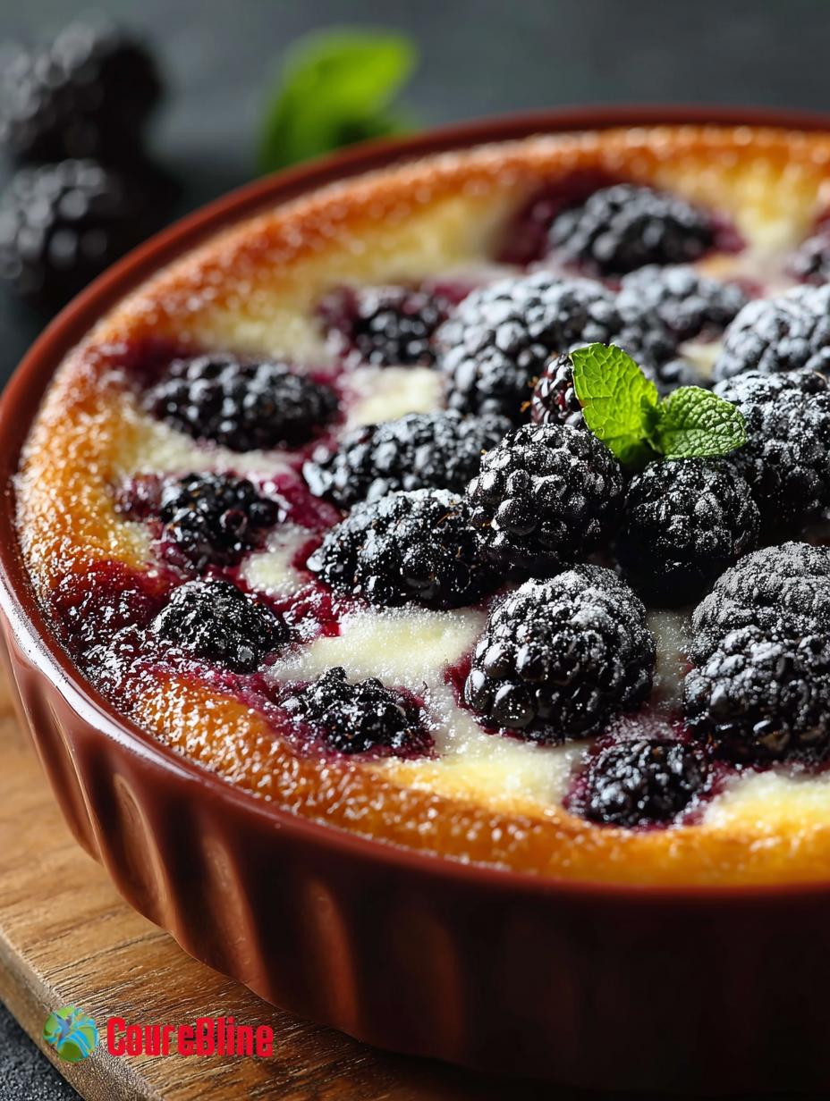 Blackberry Clafoutis