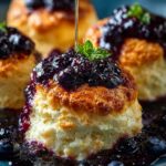 Blueberry Butter Swim Biscuits