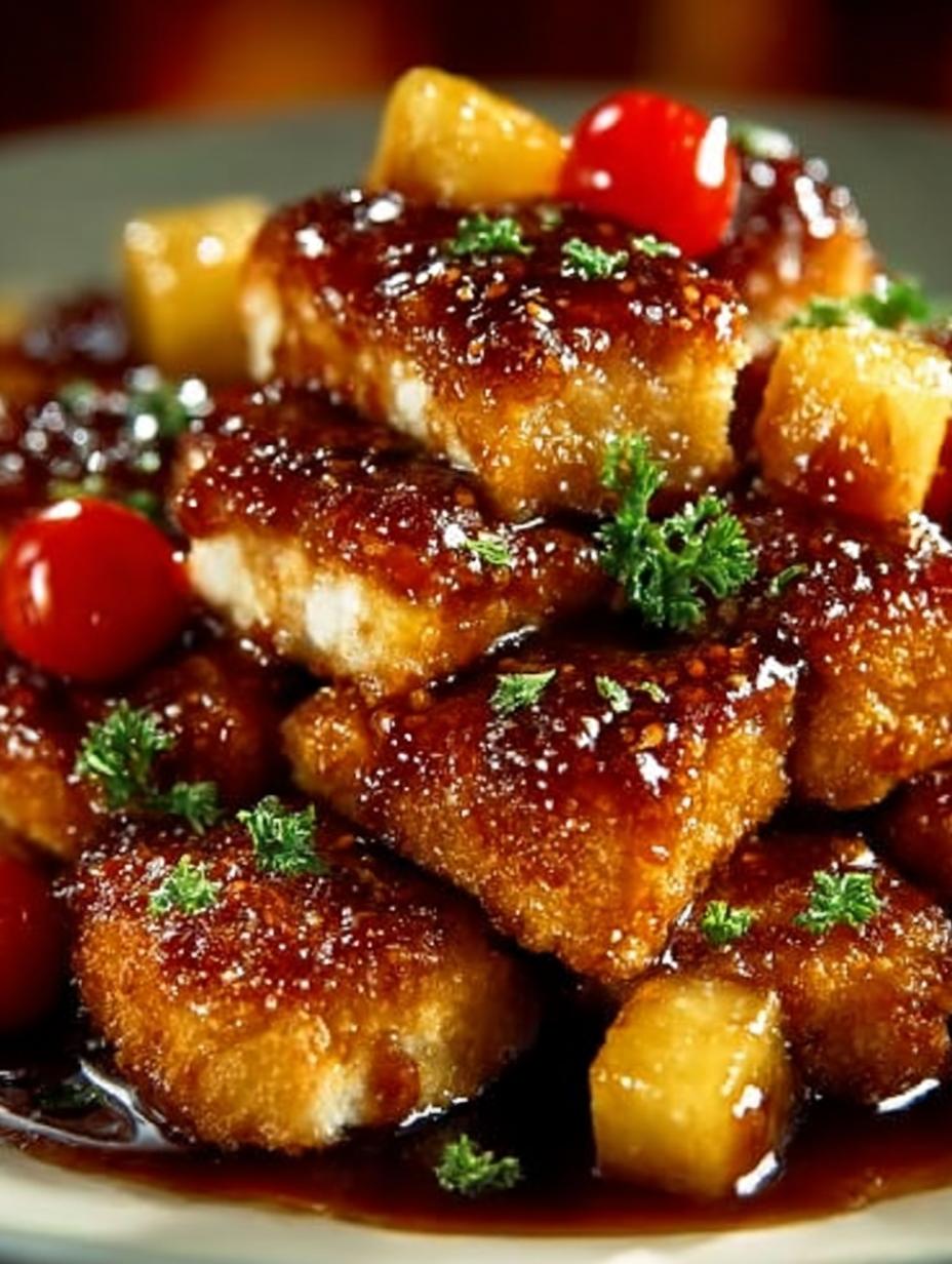 Delicious Brown Sugar Pineapple Chicken Recipe - Brown Sugar Pineapple Chicken - main visual representation