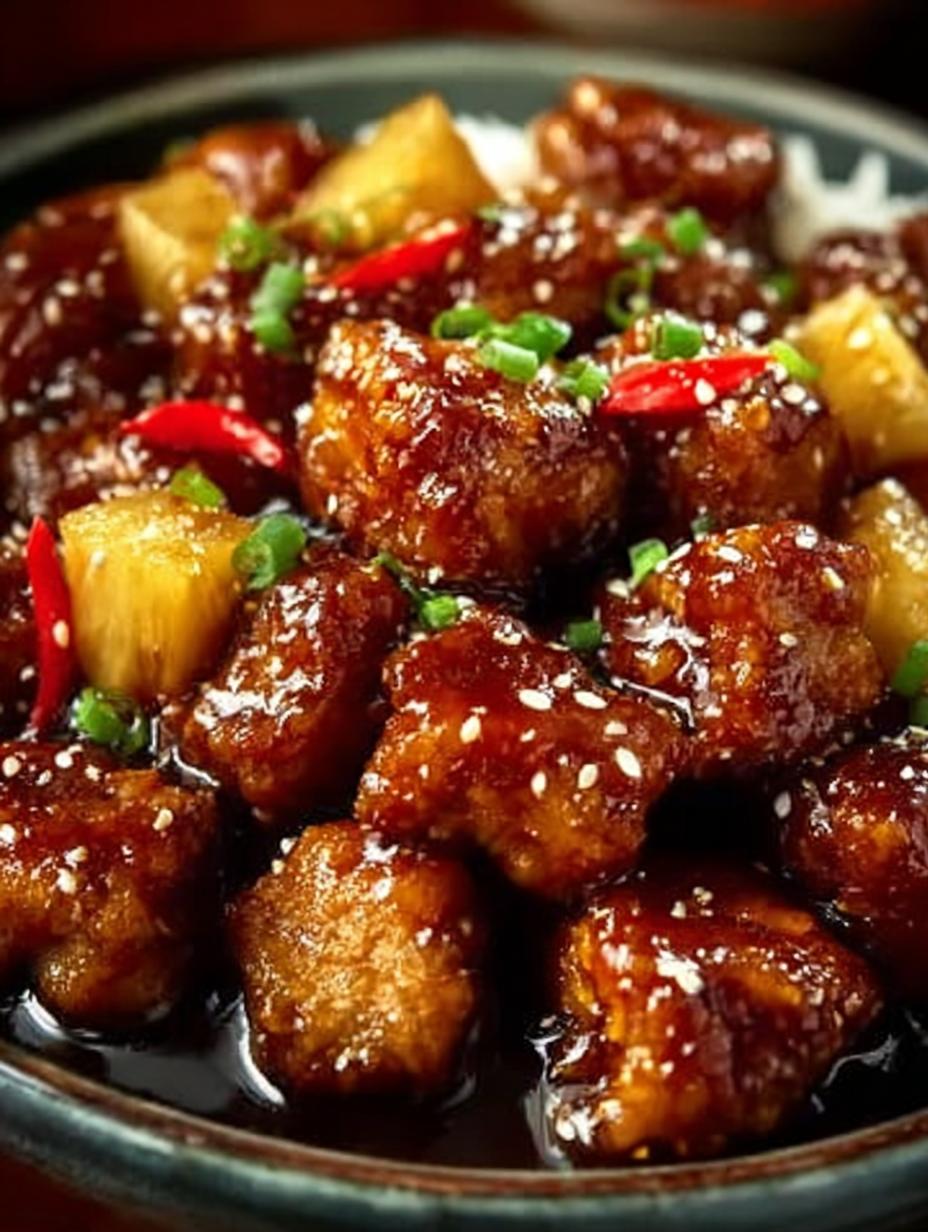 Brown Sugar Pineapple Chicken