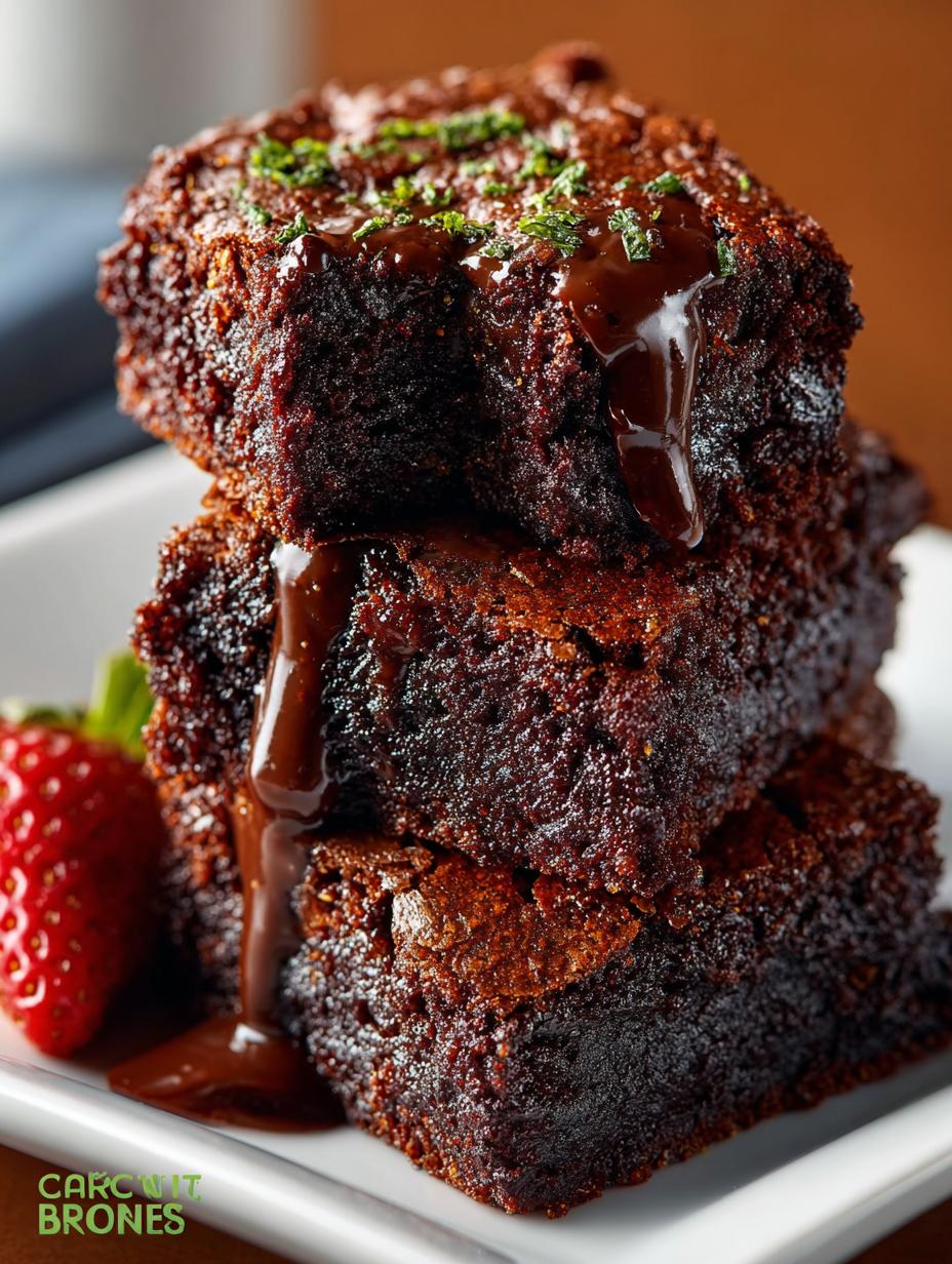 Chocolate Zucchini Brownies: 10 Reasons to Love Them - Chocolate Zucchini Brownies - additional detail