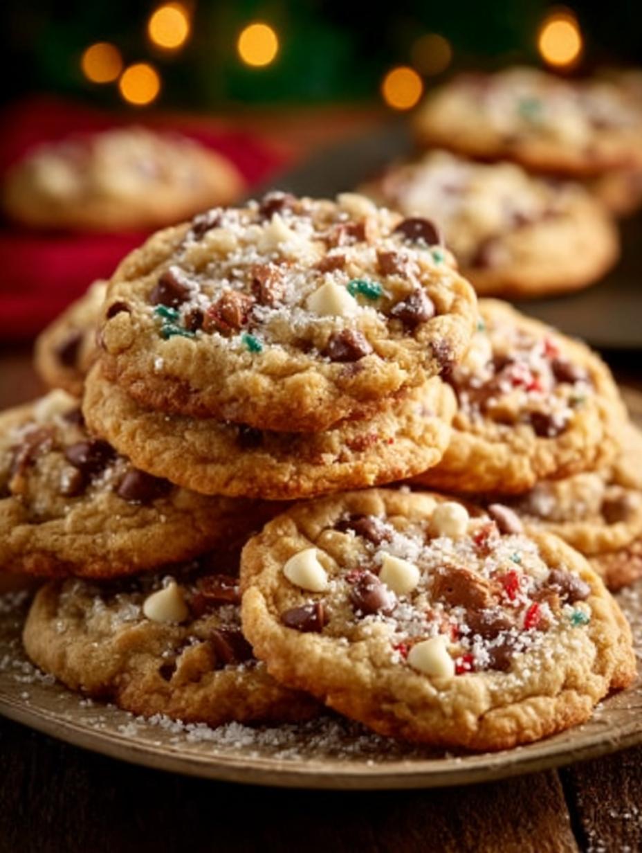 Delicious Christmas Kitchen Sink Cookies Recipe - Christmas Kitchen Sink Cookies - main visual representation