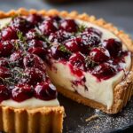 Cranberry White Chocolate Tart
