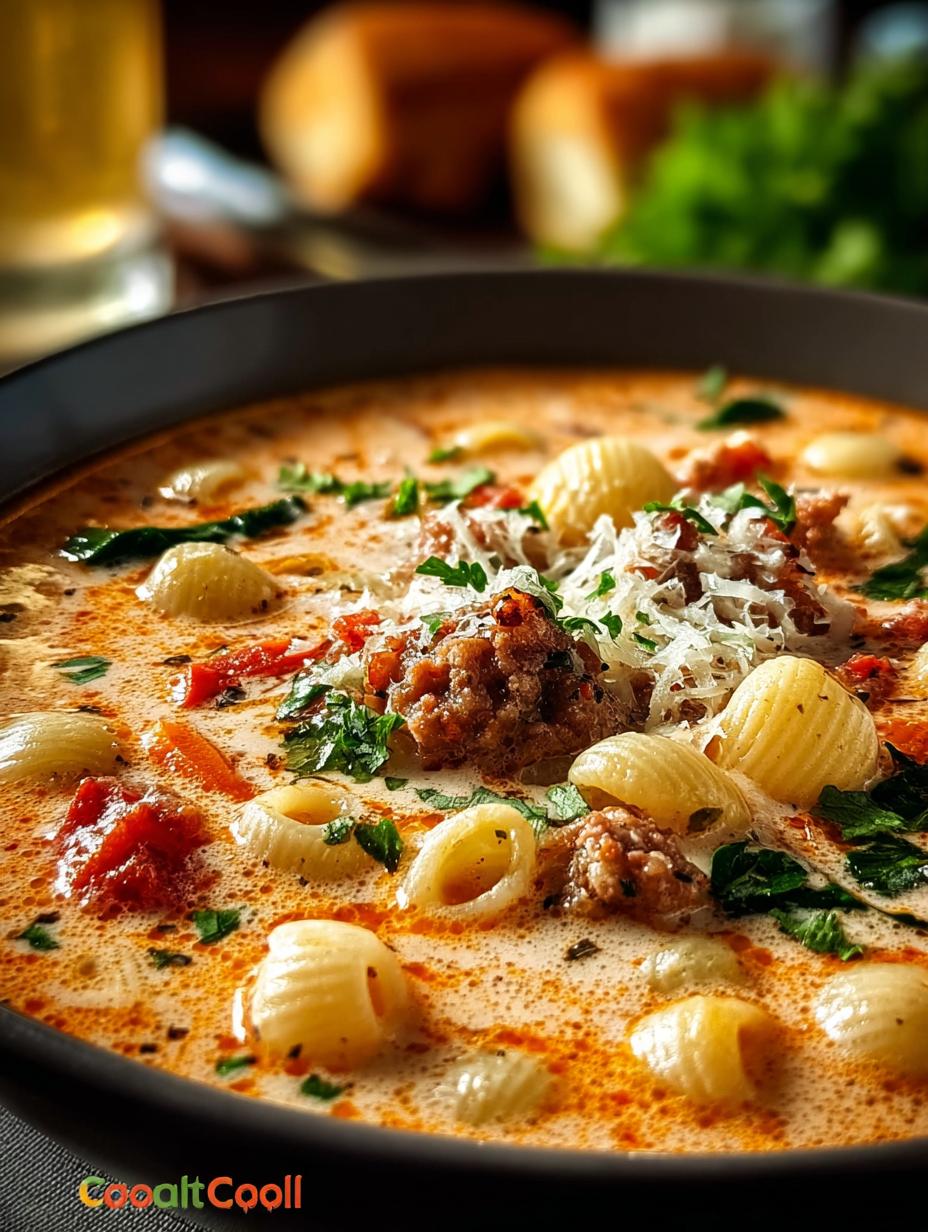 Creamy Parmesan Italian Sausage: A Cozy Comfort Dish - Creamy Parmesan Italian Sausage - main visual representation