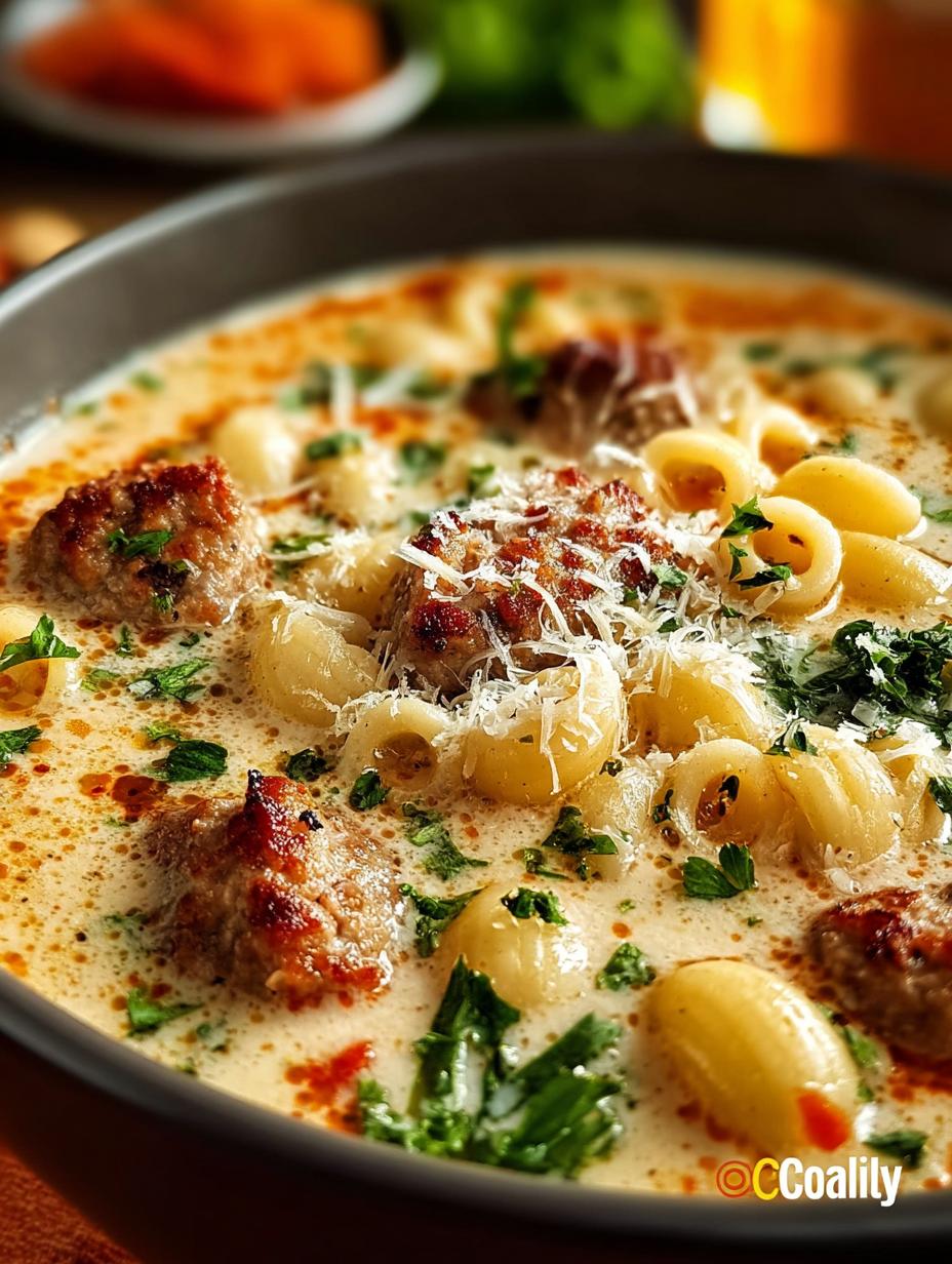 Creamy Parmesan Italian Sausage: A Cozy Comfort Dish - Creamy Parmesan Italian Sausage - additional detail