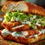 Crispy Chicken Caesar Sandwich