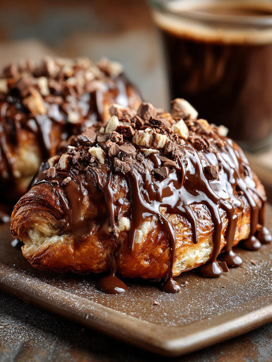 Decadent Chocolate Croissant Bake