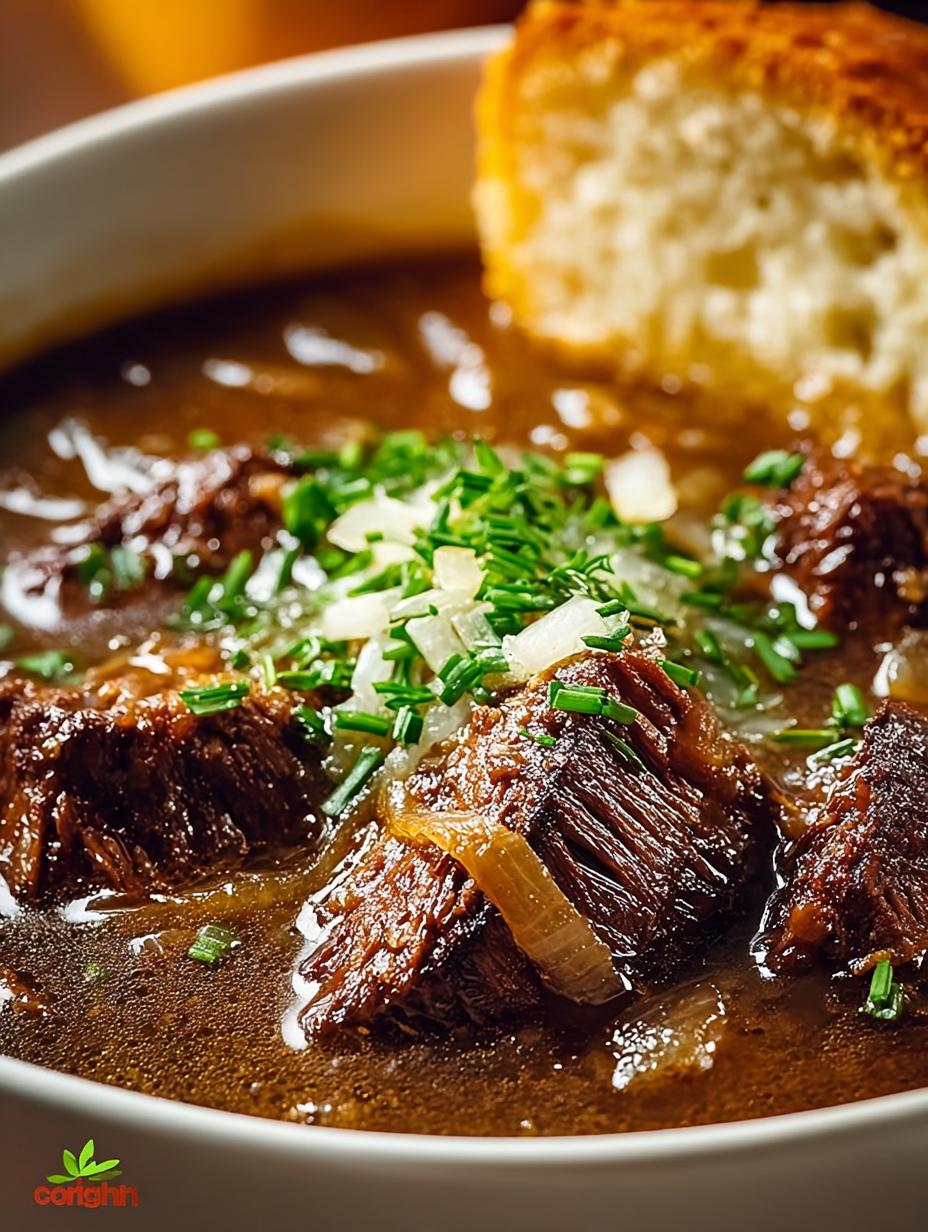 French Onion Beef Short